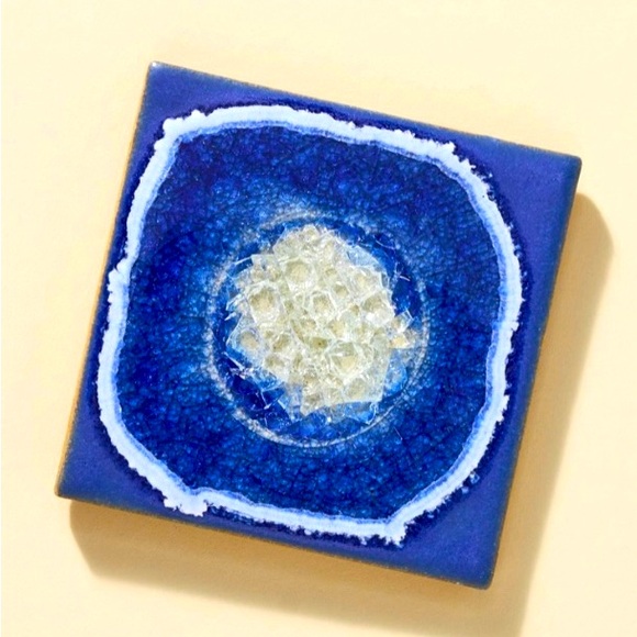 Anthropologie Designer Geode Coaster Set (4) - Picture 4 of 5